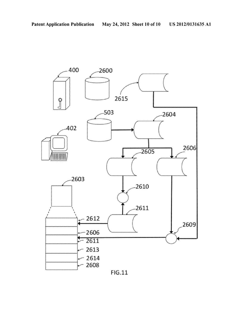 METHOD AND SYSTEM FOR SECURING DATA - diagram, schematic, and image 11