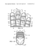 GLOVE WITH A TWO-PIECE WRIST GUARD diagram and image