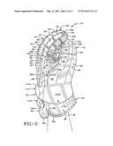 SPORTS GLOVE WITH AN ELASTICALLY JOINED PALM diagram and image