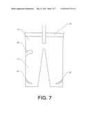 Fire resistant coverall with firearm access portal diagram and image