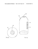 ADVERTISING DEVICE FOR AN IMPROVED GOLF BALL RETRIEVER WITH MAGNETIC     ELEMENT diagram and image