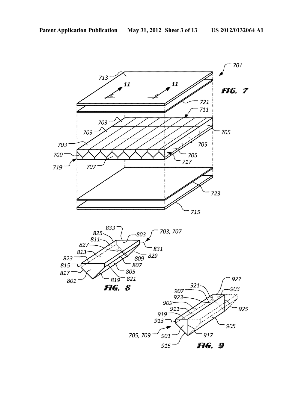 Armor Having Prismatic, Tesselated Core - diagram, schematic, and image 04