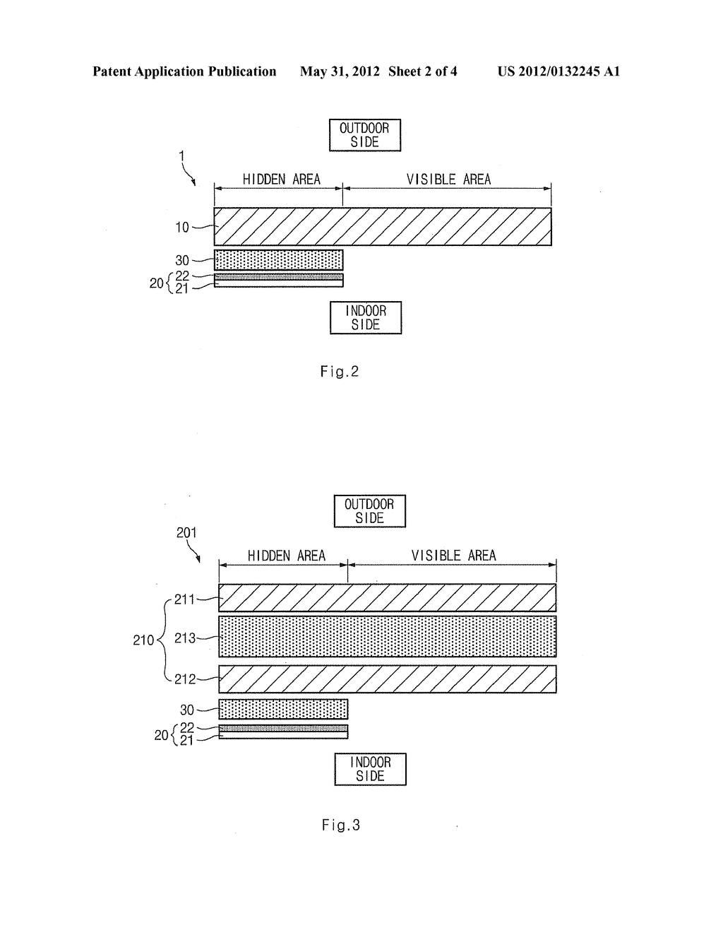 GLASS WINDOW FOR A VEHICLE HAVING A SOLAR CELL PORTION THEREWITH - diagram, schematic, and image 03