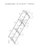 STRUCTURE INSTALLATION RACK, METHOD FOR INSTALLING THE SAME, STRUCTURE     CONNECTING STRUCTURE, CONNECTION MEMBER AND METHOD FOR INSTALLING THIS     STRUCTURE CONNECTING STRUCTURE, AND SOLAR CELL SYSTEM diagram and image