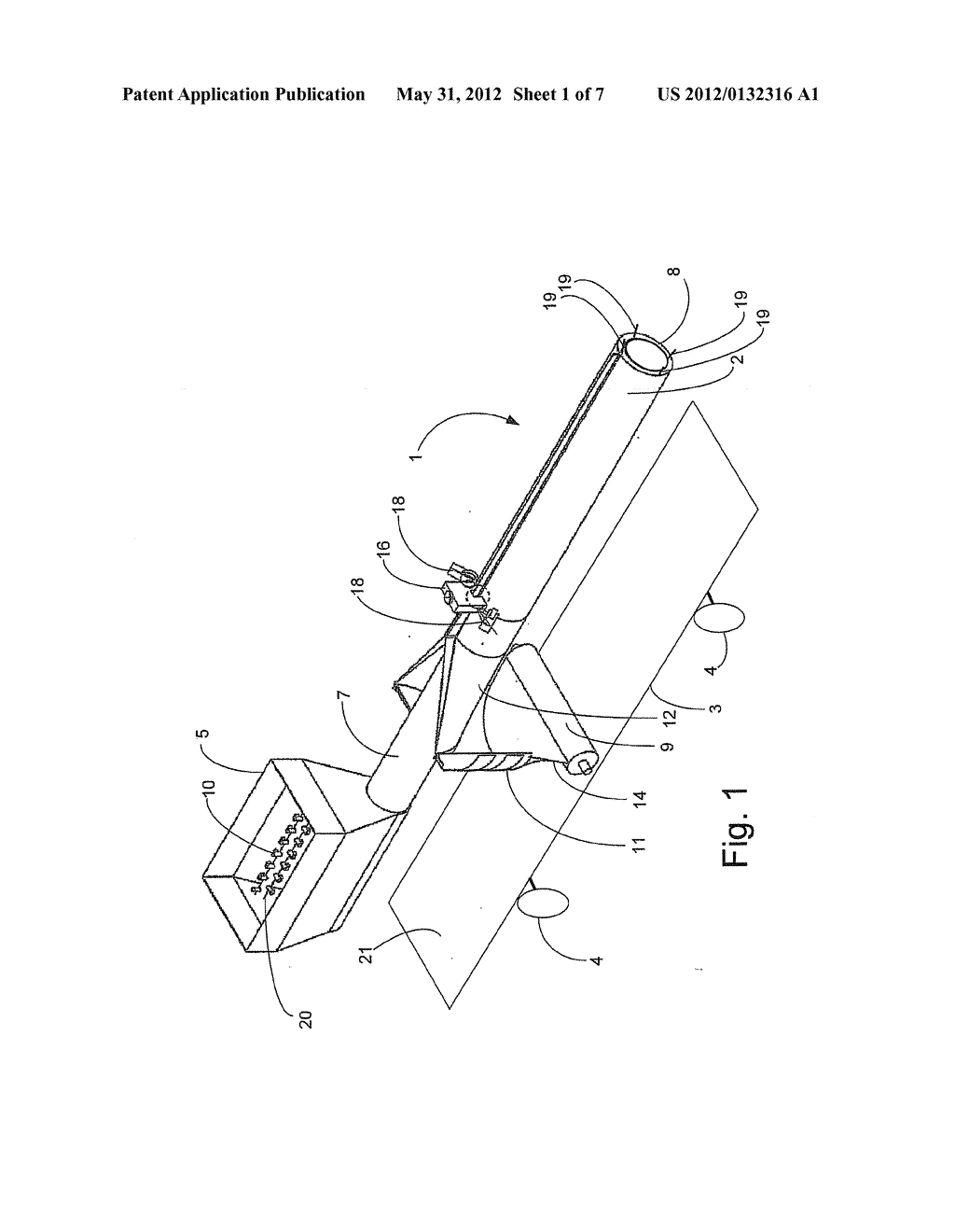 Mobile Apparatus And Method For Filling An Elongated Bag With Particulate     Material - diagram, schematic, and image 02