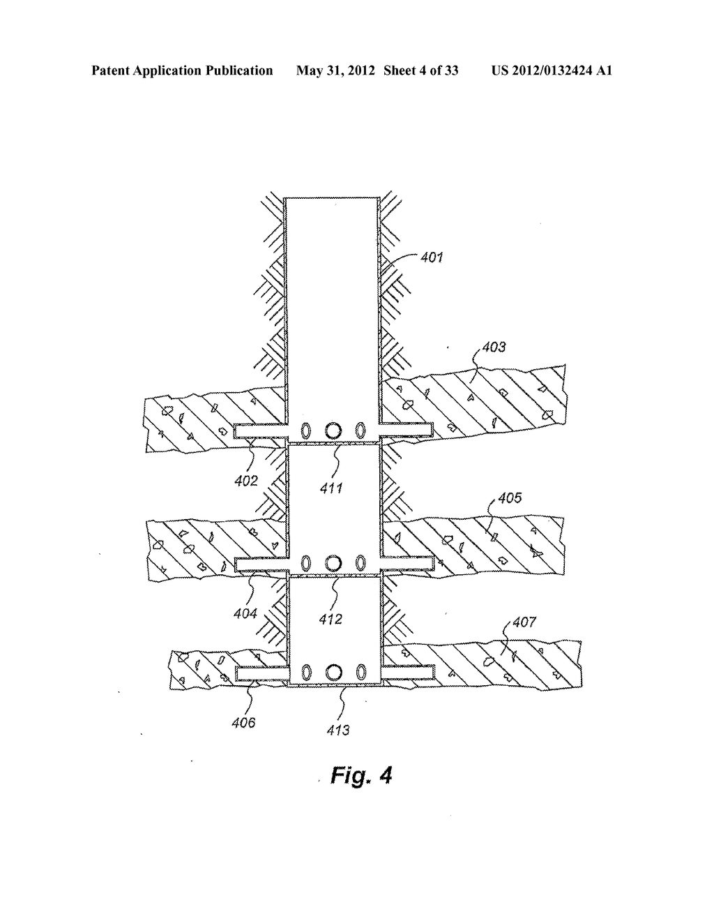 METHOD OF DRILLING FROM A SHAFT FOR UNDERGROUND RECOVERY OF HYDROCARBONS - diagram, schematic, and image 05