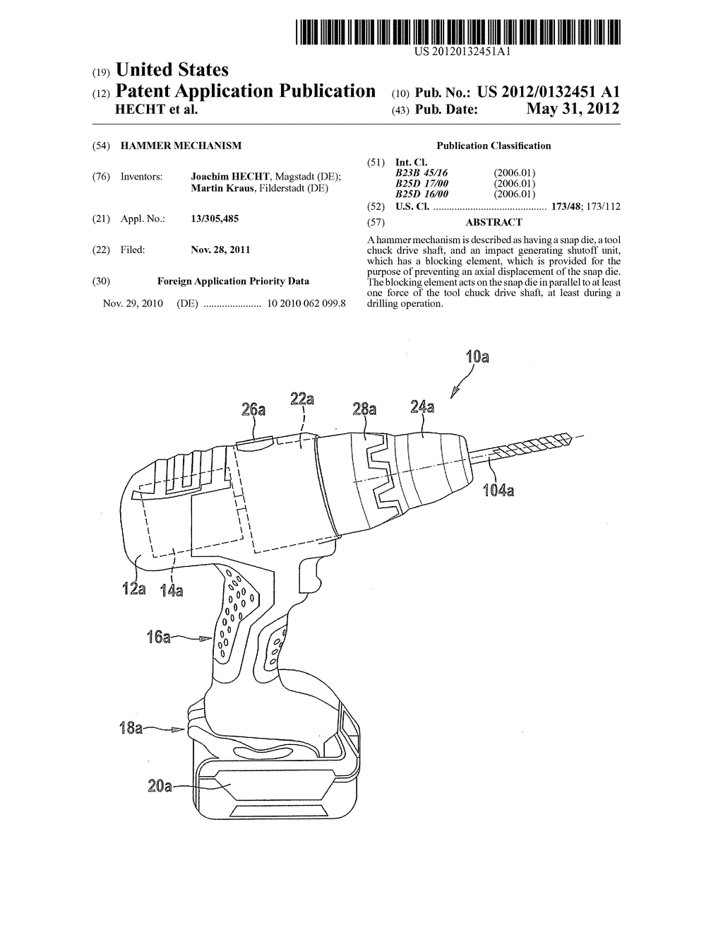 Hammer mechanism - diagram, schematic, and image 01