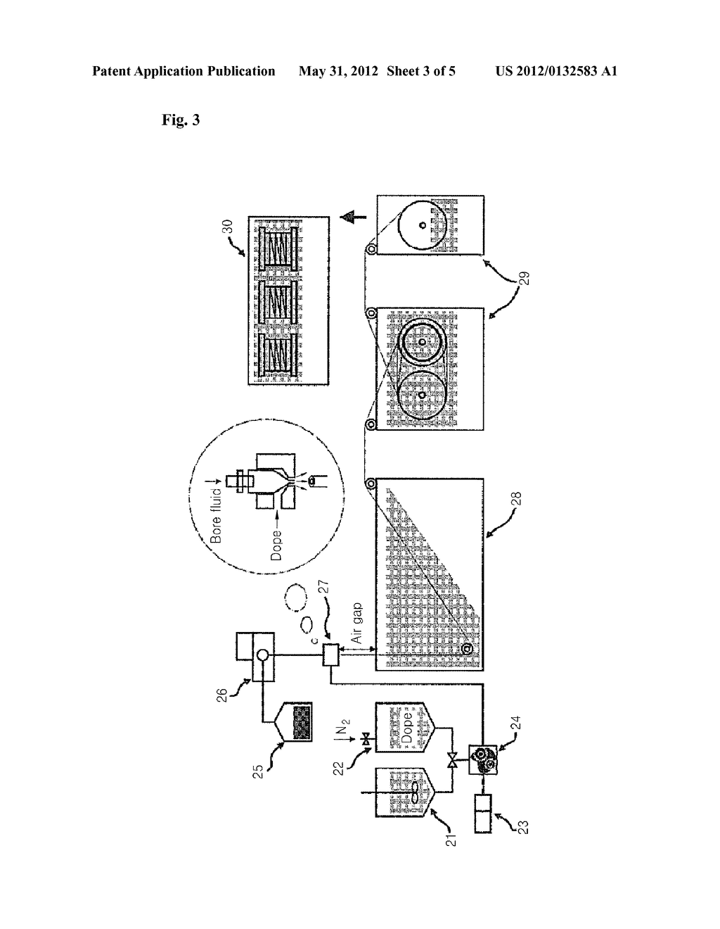 FLUORINE-BASED HOLLOW-FIBER MEMBRANE AND A PRODUCTION METHOD THEREFOR - diagram, schematic, and image 04