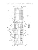 ROTARY DRIER FOR PLANTS FOR THE PRODUCTION OF BITUMINOUS MACADAMS WITH THE     USE OF RECYCLED MATERIALS diagram and image