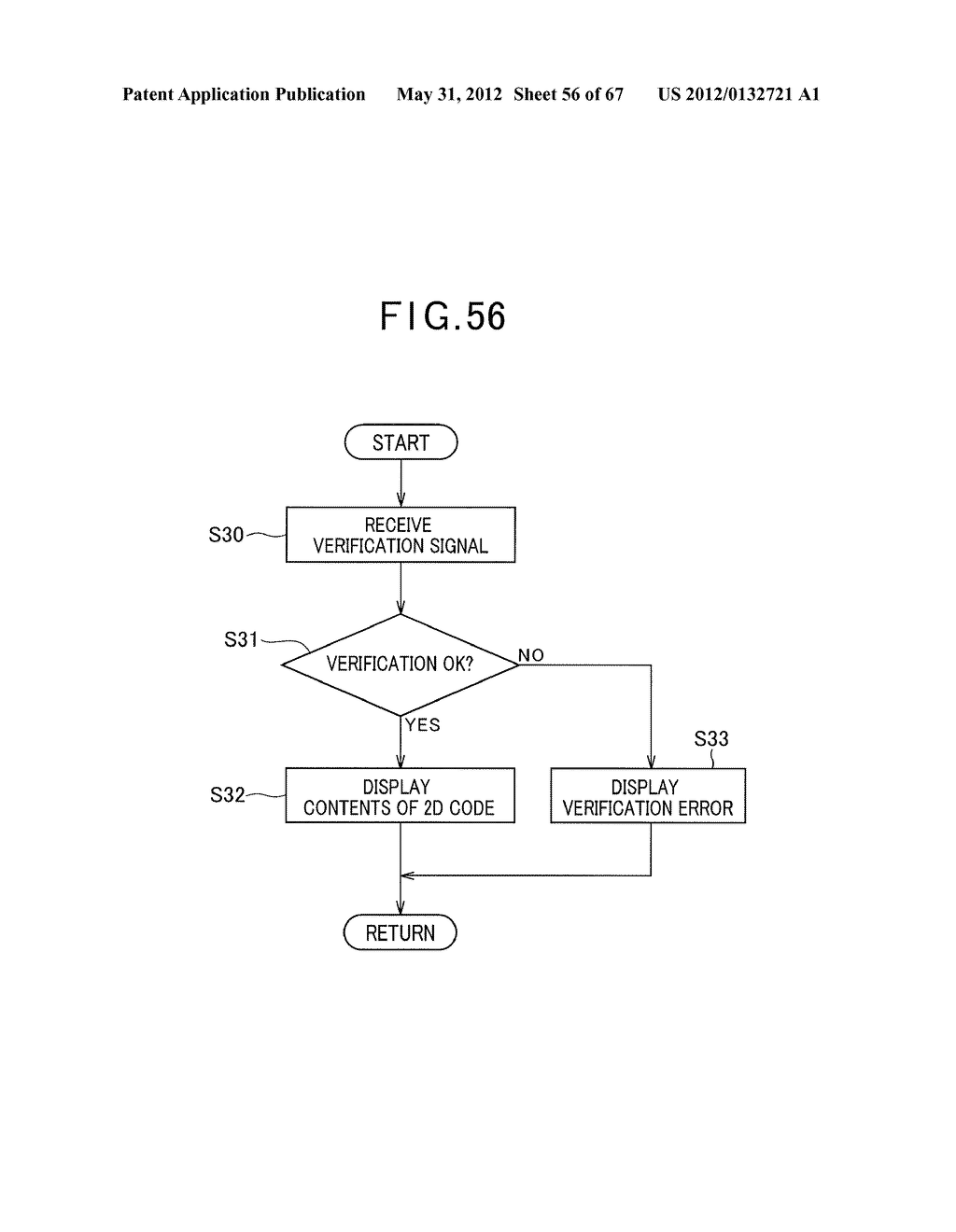 TWO-DIMENSIONAL CODE HAVING RECTANGULAR REGION PROVIDED WITH SPECIFIC     PATTERNS FOR SPECIFY CELL POSITIONS AND DISTINCTION FROM BACKGROUND - diagram, schematic, and image 57