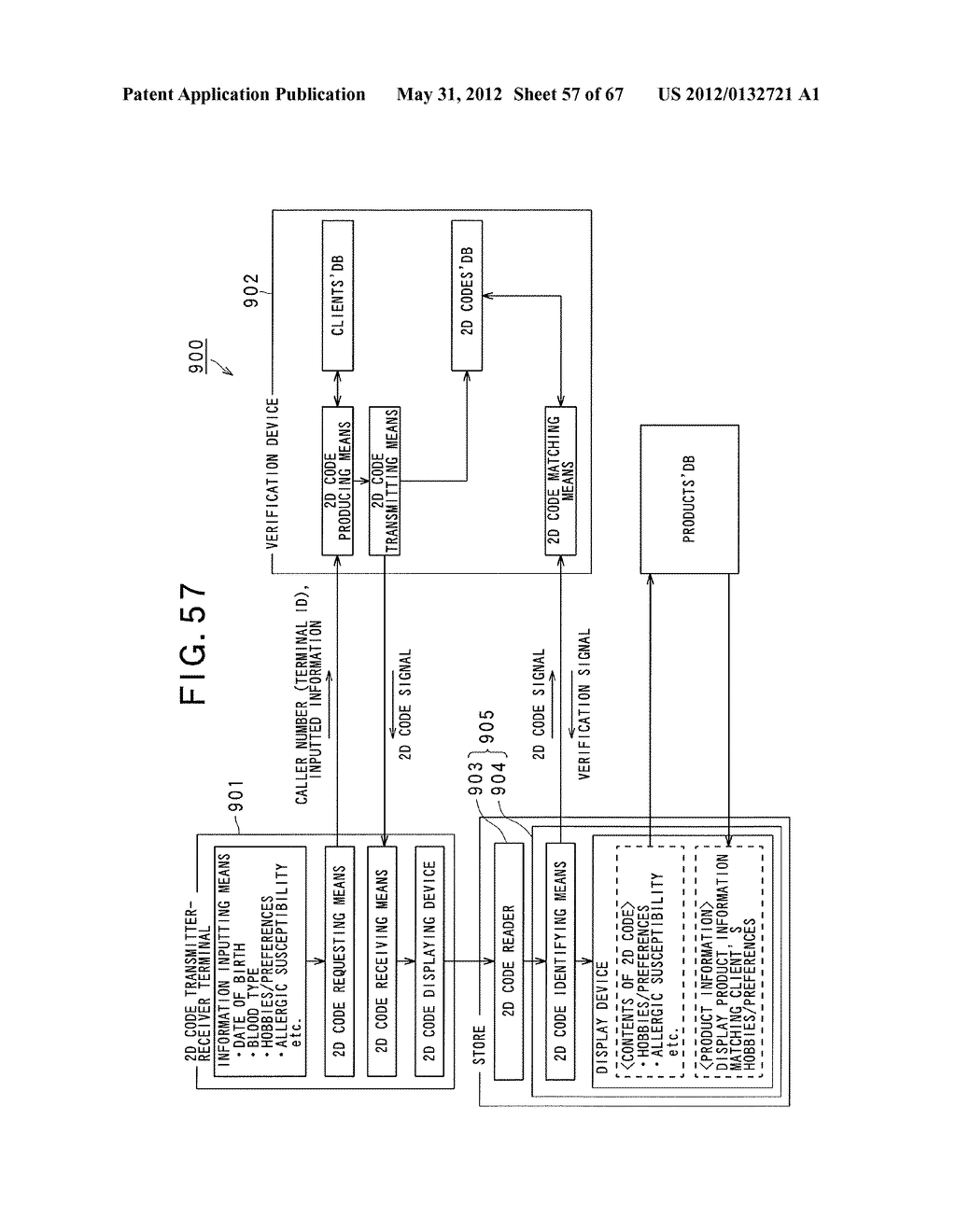 TWO-DIMENSIONAL CODE HAVING RECTANGULAR REGION PROVIDED WITH SPECIFIC     PATTERNS FOR SPECIFY CELL POSITIONS AND DISTINCTION FROM BACKGROUND - diagram, schematic, and image 58