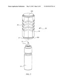 PUMP FRAGRANCE DEVICE WITH A CARRIER AGENT diagram and image