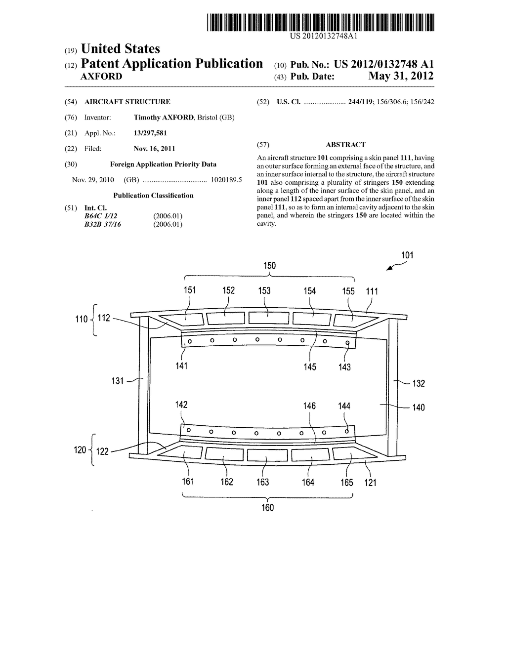 AIRCRAFT STRUCTURE - diagram, schematic, and image 01