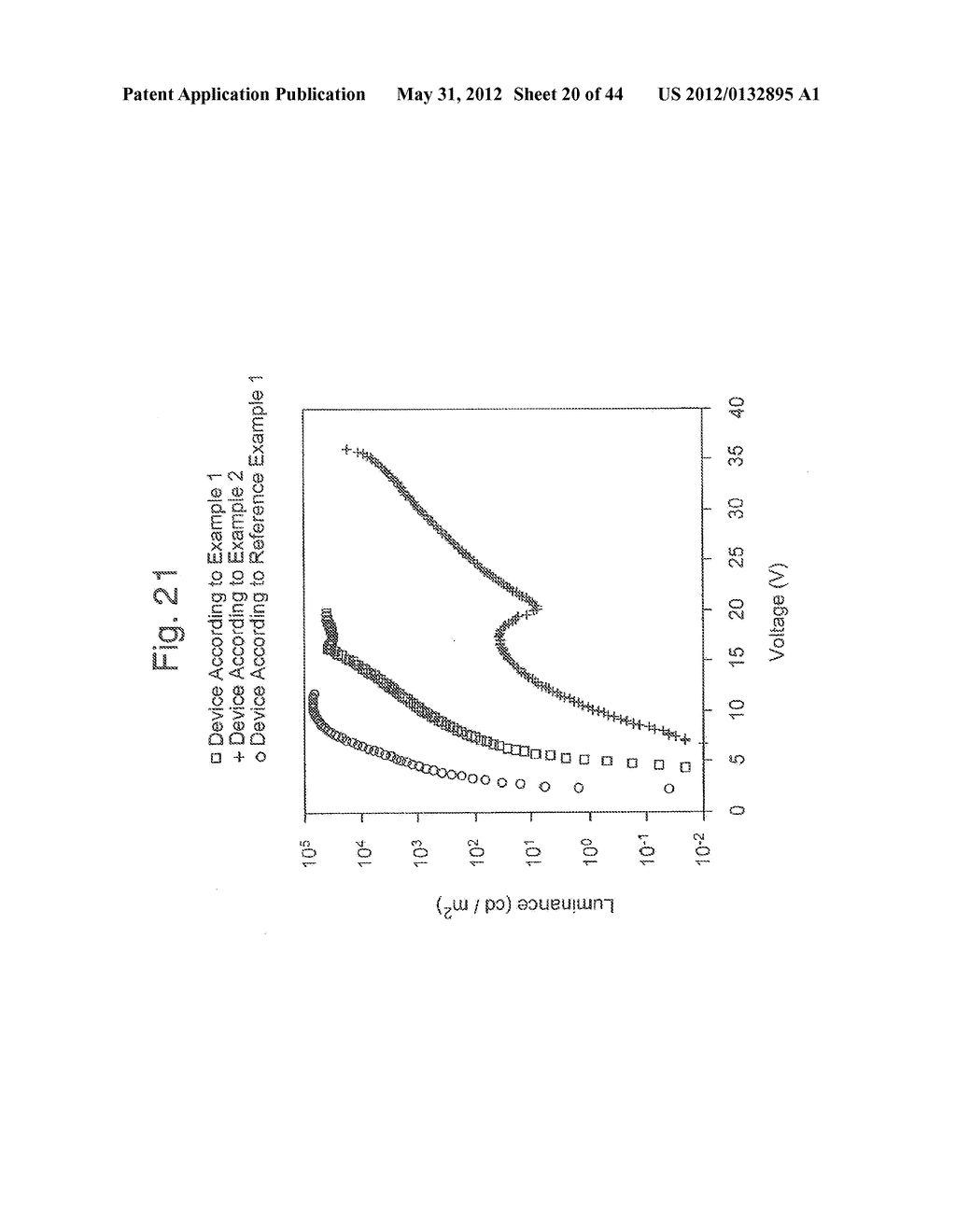 ORGANIC ELECTROLUMINESCENT DEVICE - diagram, schematic, and image 21