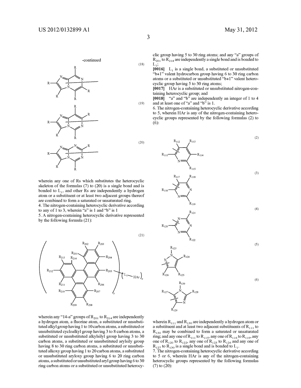 NITROGENATED HETEROCYCLIC RING DERIVATIVE AND ORGANIC ELECTROLUMINESCENT     ELEMENT  COMPRISING SAME - diagram, schematic, and image 06