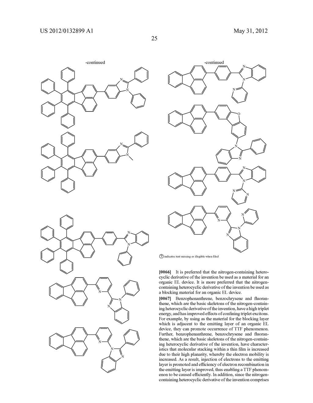 NITROGENATED HETEROCYCLIC RING DERIVATIVE AND ORGANIC ELECTROLUMINESCENT     ELEMENT  COMPRISING SAME - diagram, schematic, and image 28