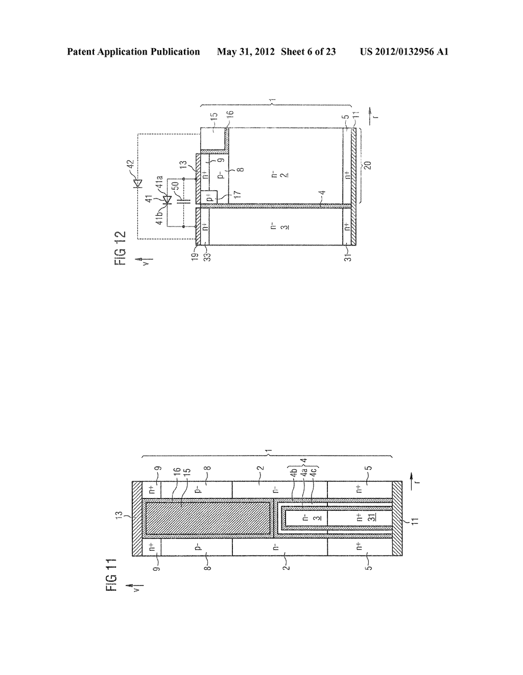 SEMICONDUCTOR COMPONENT WITH HIGH BREAKTHROUGH TENSION AND LOW FORWARD     RESISTANCE - diagram, schematic, and image 07