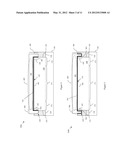 FIELD EFFECT TRANSISTOR WITH CHANNEL REGION EDGE AND CENTER PORTIONS     HAVING DIFFERENT BAND STRUCTURES FOR SUPPRESSED CORNER LEAKAGE diagram and image