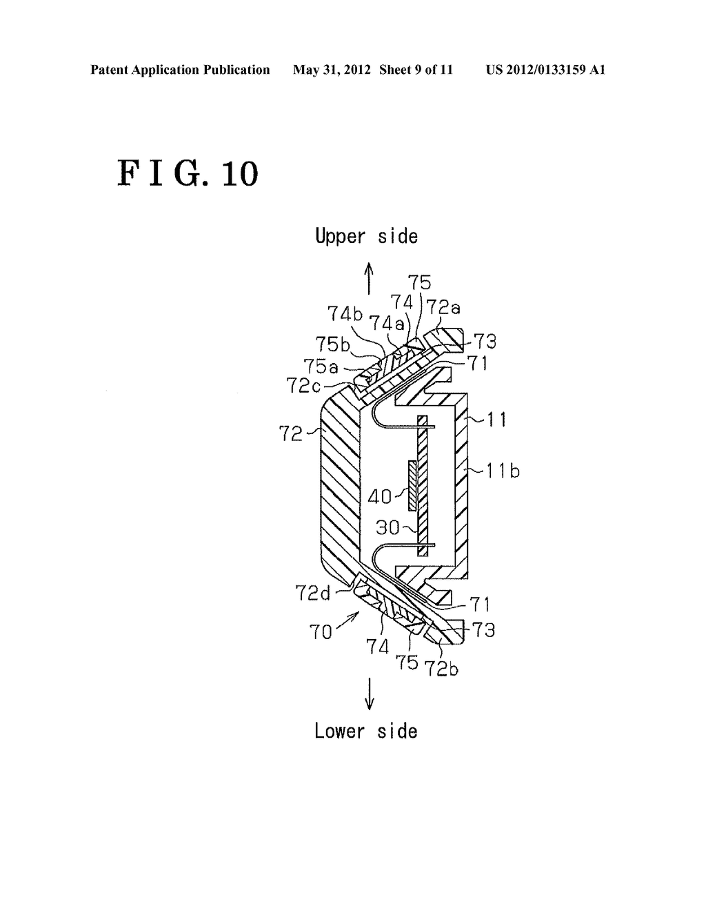 DOOR HANDLE APPARATUS - diagram, schematic, and image 10