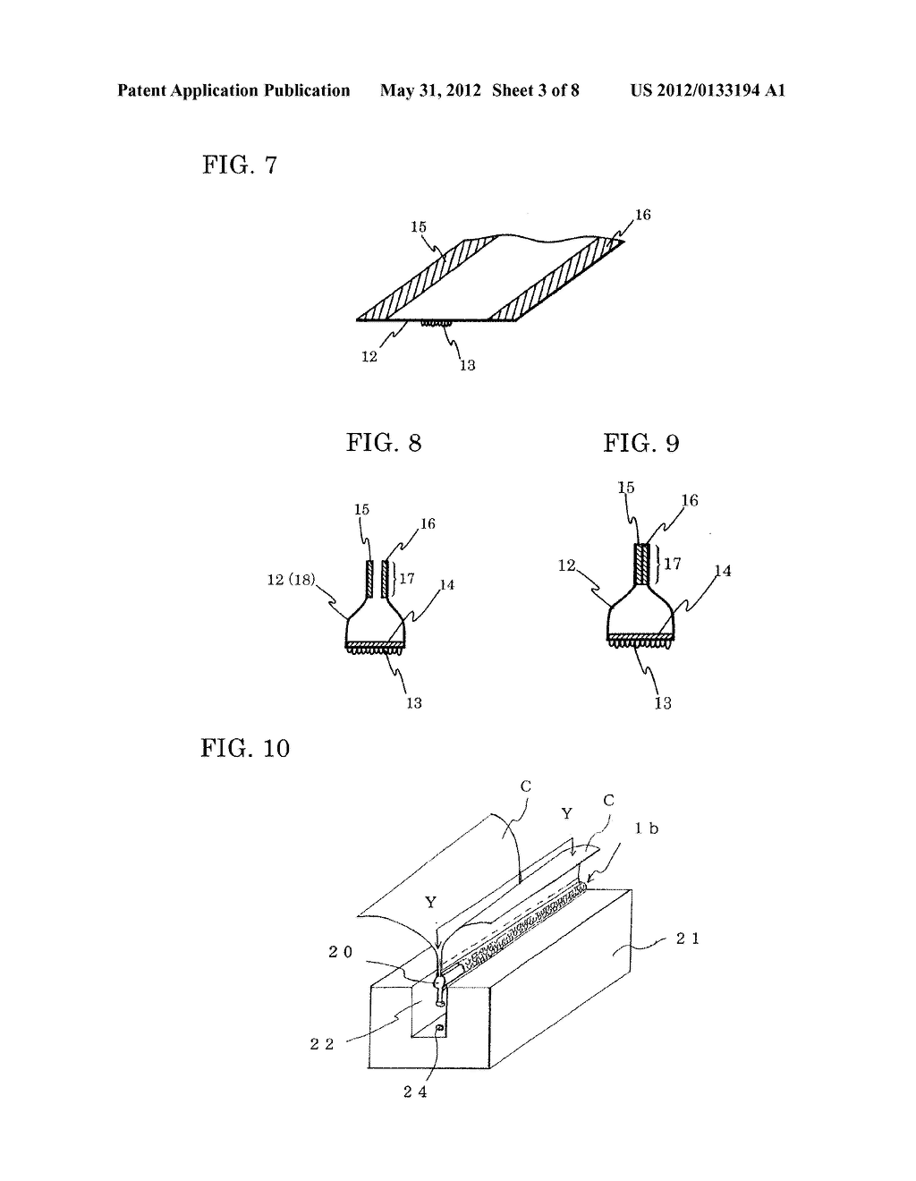 LOCKING CONNECTION MEMBER OF COVERING MATERIAL AND METHOD OF MANUFACTURING     COVERED CUSHION FORMED BODY - diagram, schematic, and image 04