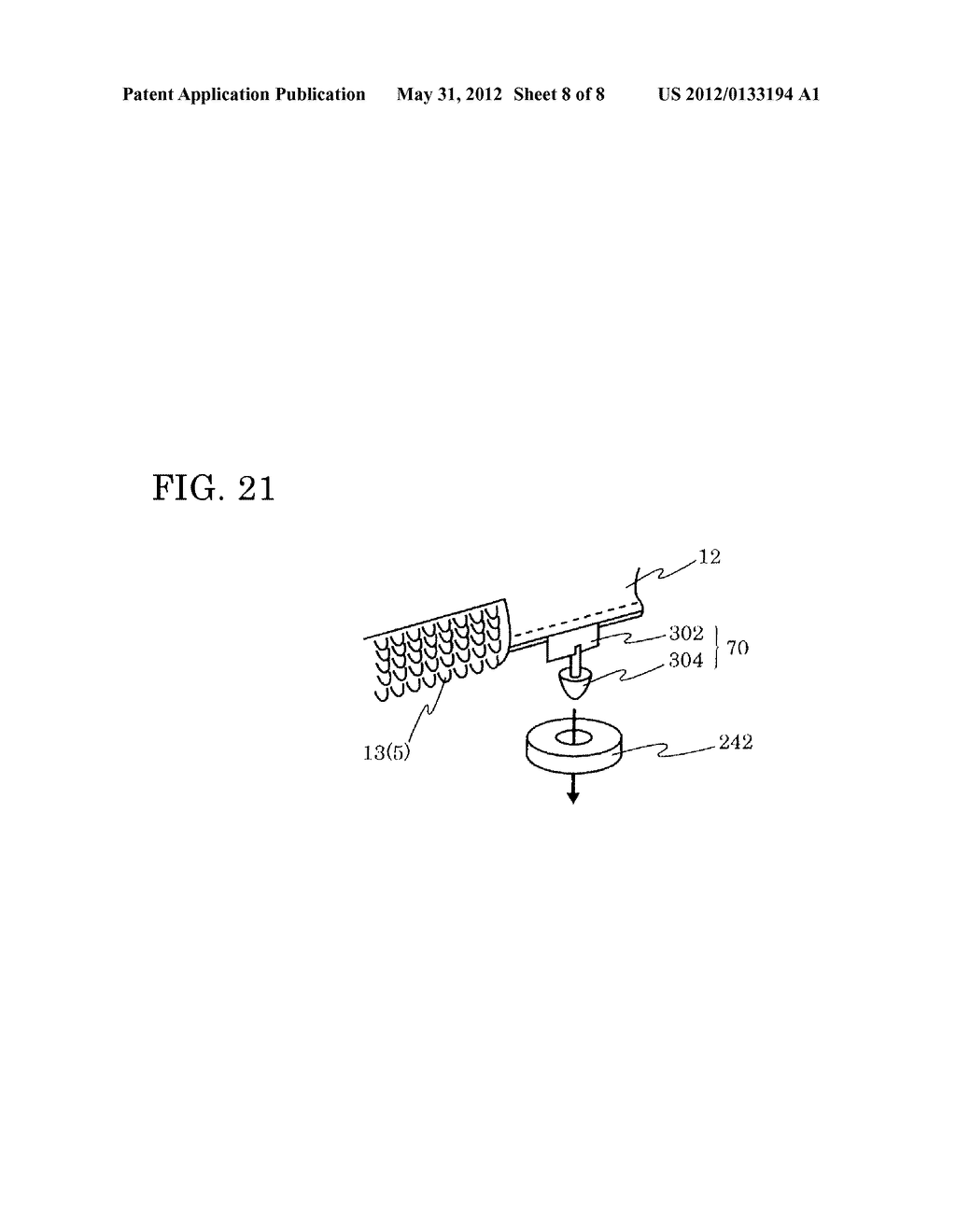 LOCKING CONNECTION MEMBER OF COVERING MATERIAL AND METHOD OF MANUFACTURING     COVERED CUSHION FORMED BODY - diagram, schematic, and image 09