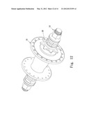 BICYCLE HUB ASSEMBLY WITH TWO TRANSMISSION DIRECTIONS diagram and image