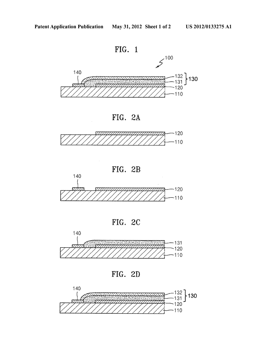 Flat Panel Display Device and Method of Manufacturing the Same - diagram, schematic, and image 02