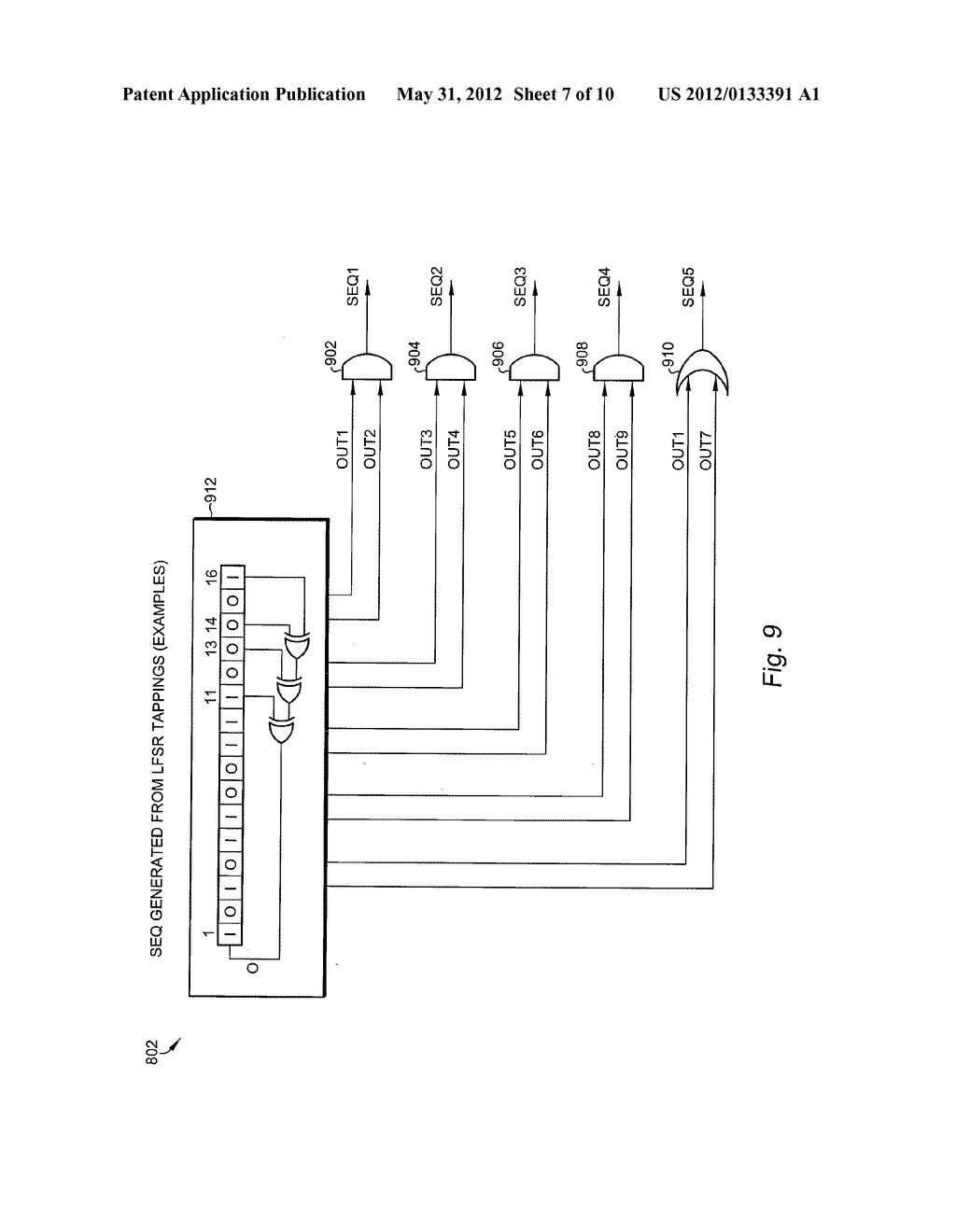 CIRCUIT AND METHOD FOR ADDING DITHER TO VERTICAL DROOP COMPENSATION USING     LINEAR FEEDBACK SHIFT REGISTERS - diagram, schematic, and image 08