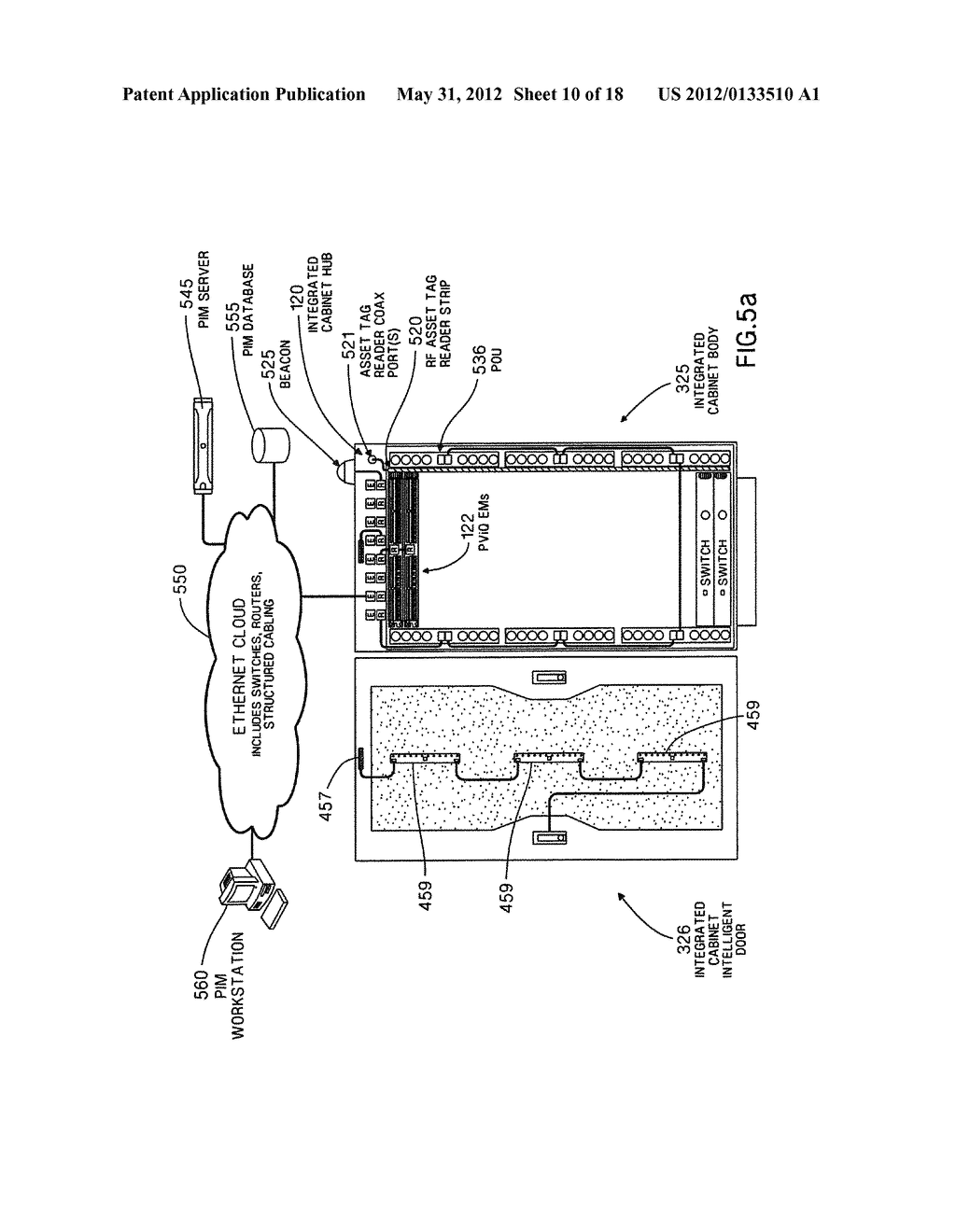 PHYSICAL INFRASTRUCTURE MANAGEMENT SYSTEM HAVING AN INTEGRATED CABINET - diagram, schematic, and image 11