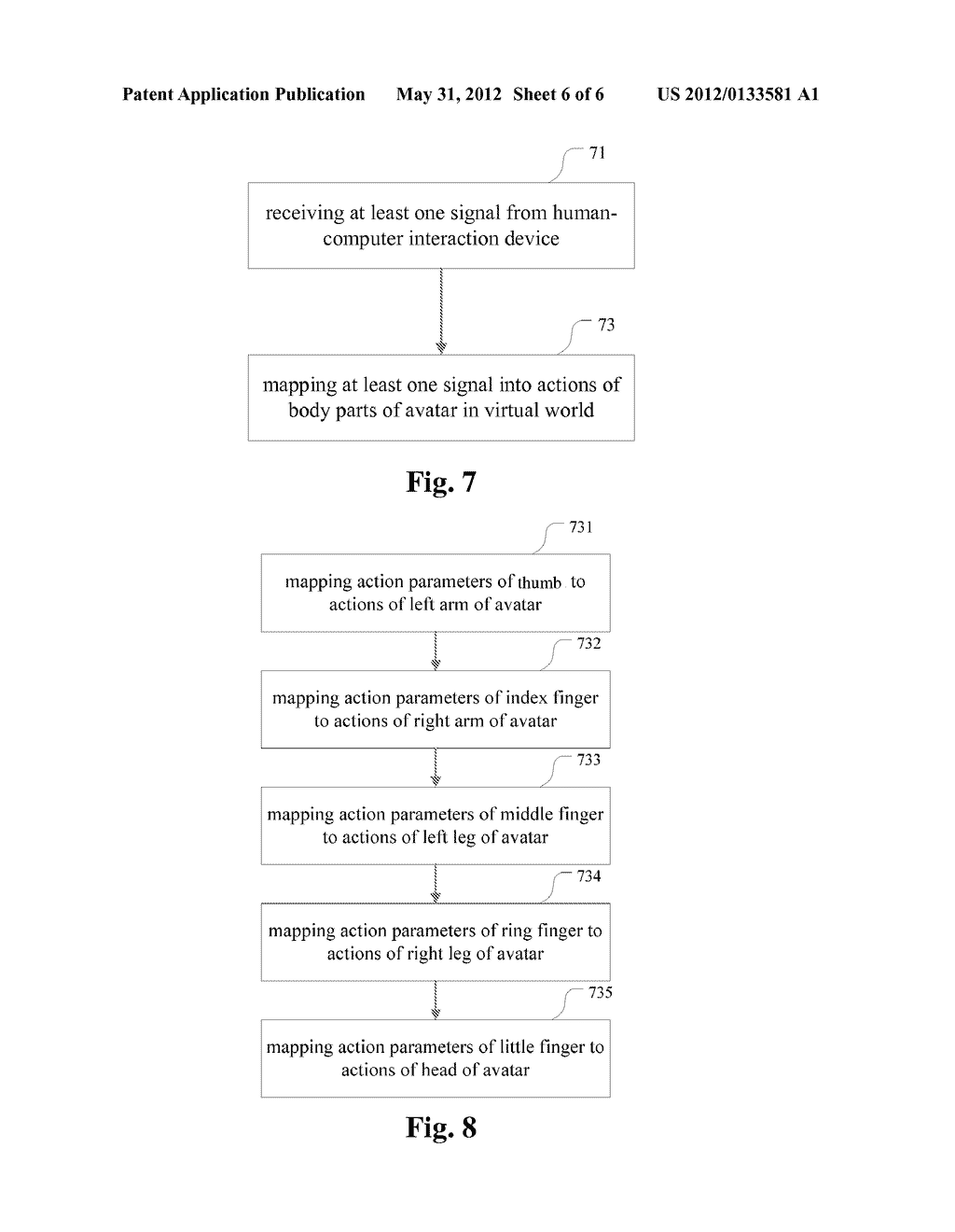 HUMAN-COMPUTER INTERACTION DEVICE AND AN APPARATUS AND METHOD FOR APPLYING     THE DEVICE INTO A VIRTUAL WORLD - diagram, schematic, and image 07