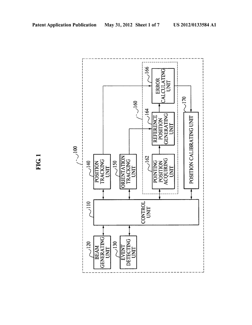 Apparatus and method for calibrating 3D position in 3D position and     orientation tracking system - diagram, schematic, and image 02