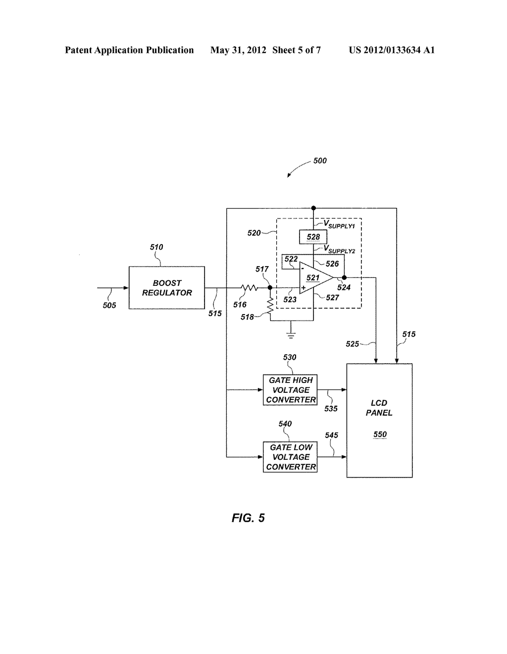 APPARATUS, SYSTEM, AND METHOD FOR GENERATING A LOW POWER SIGNAL WITH AN     OPERATIONAL AMPLIFIER - diagram, schematic, and image 06