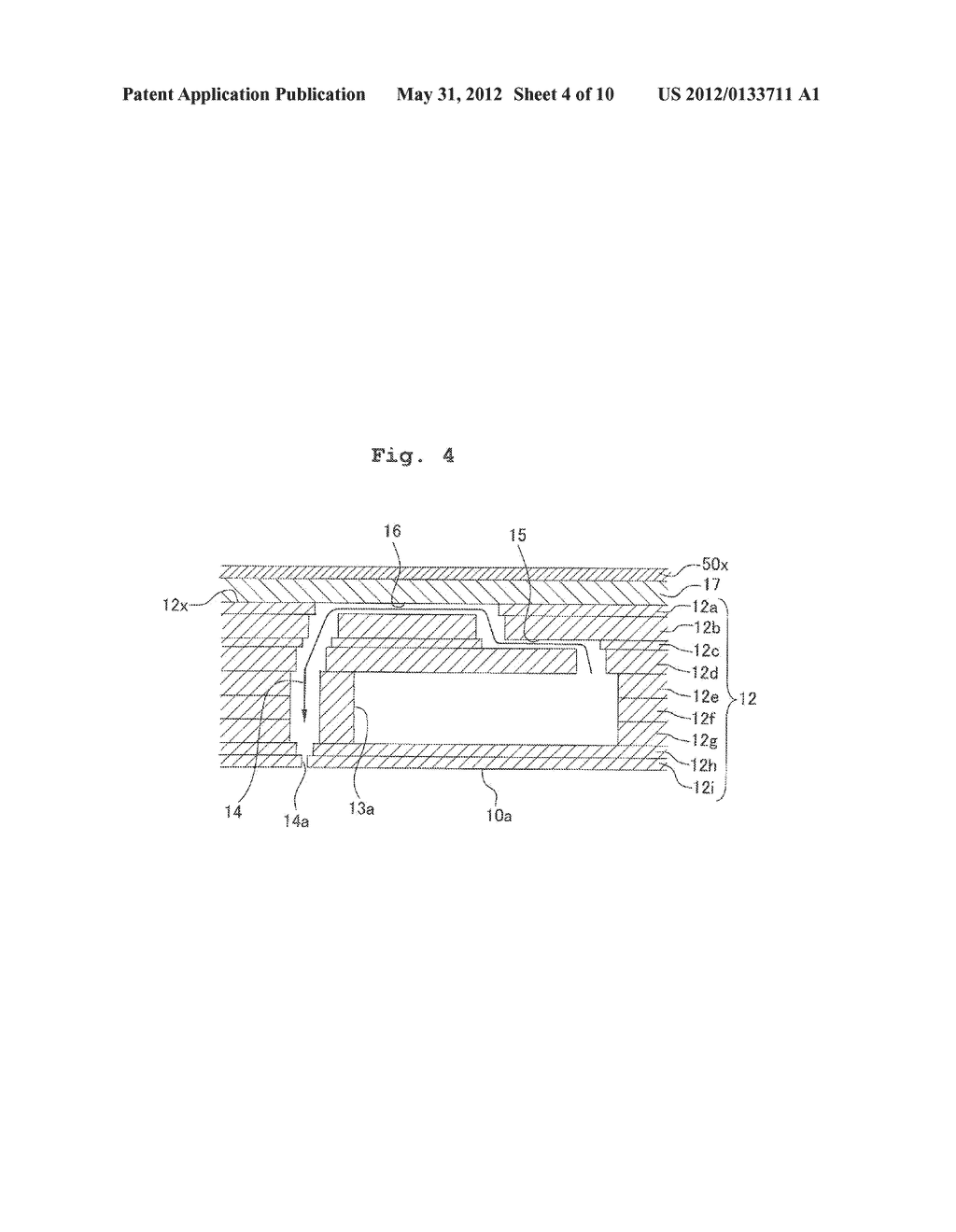 METHOD FOR MANUFACTURING LIQUID-JETTING HEAD AND LIQUID-JETTING HEAD - diagram, schematic, and image 05