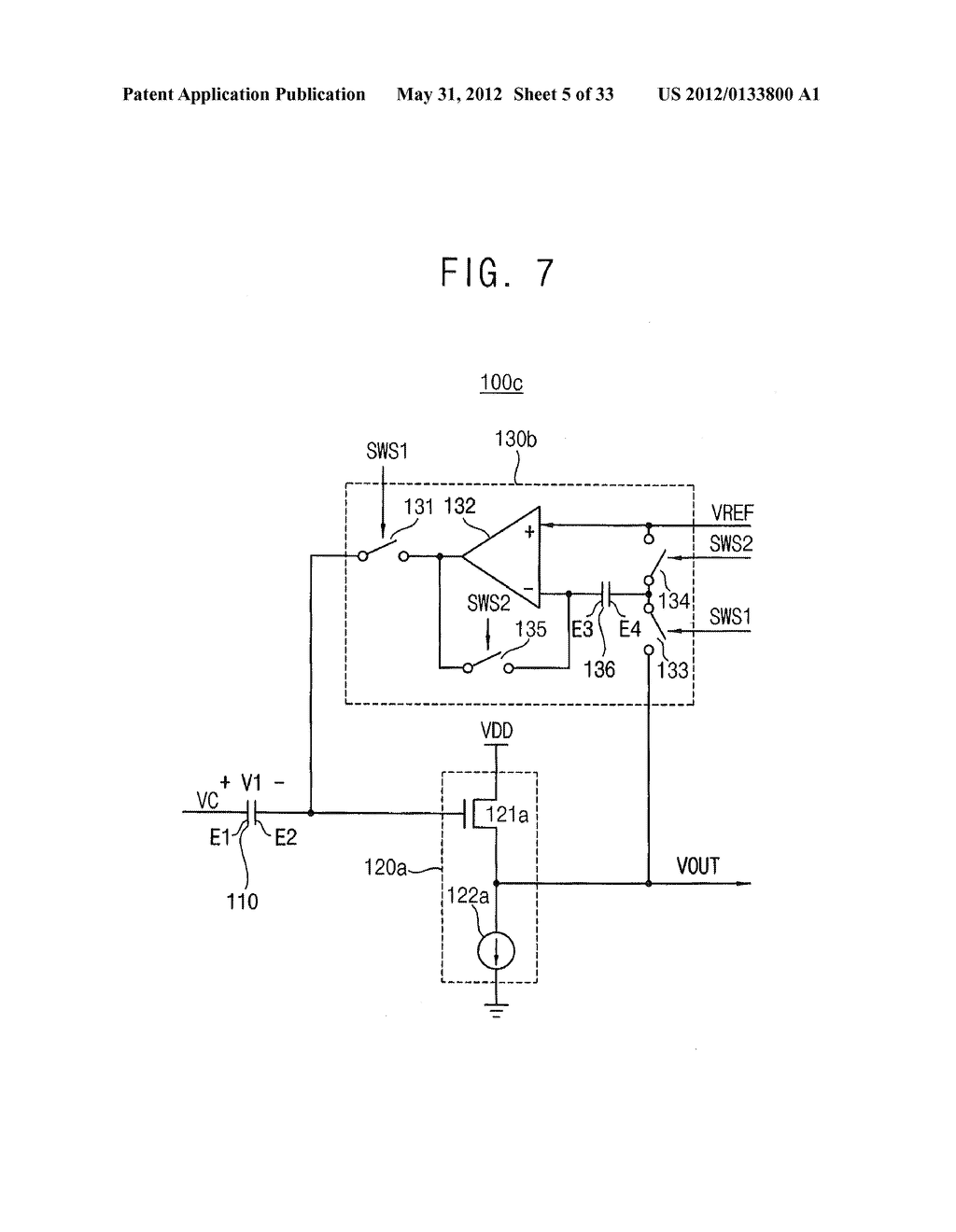 Offset Canceling Circuit, Sampling Circuit and Image Sensor - diagram, schematic, and image 06