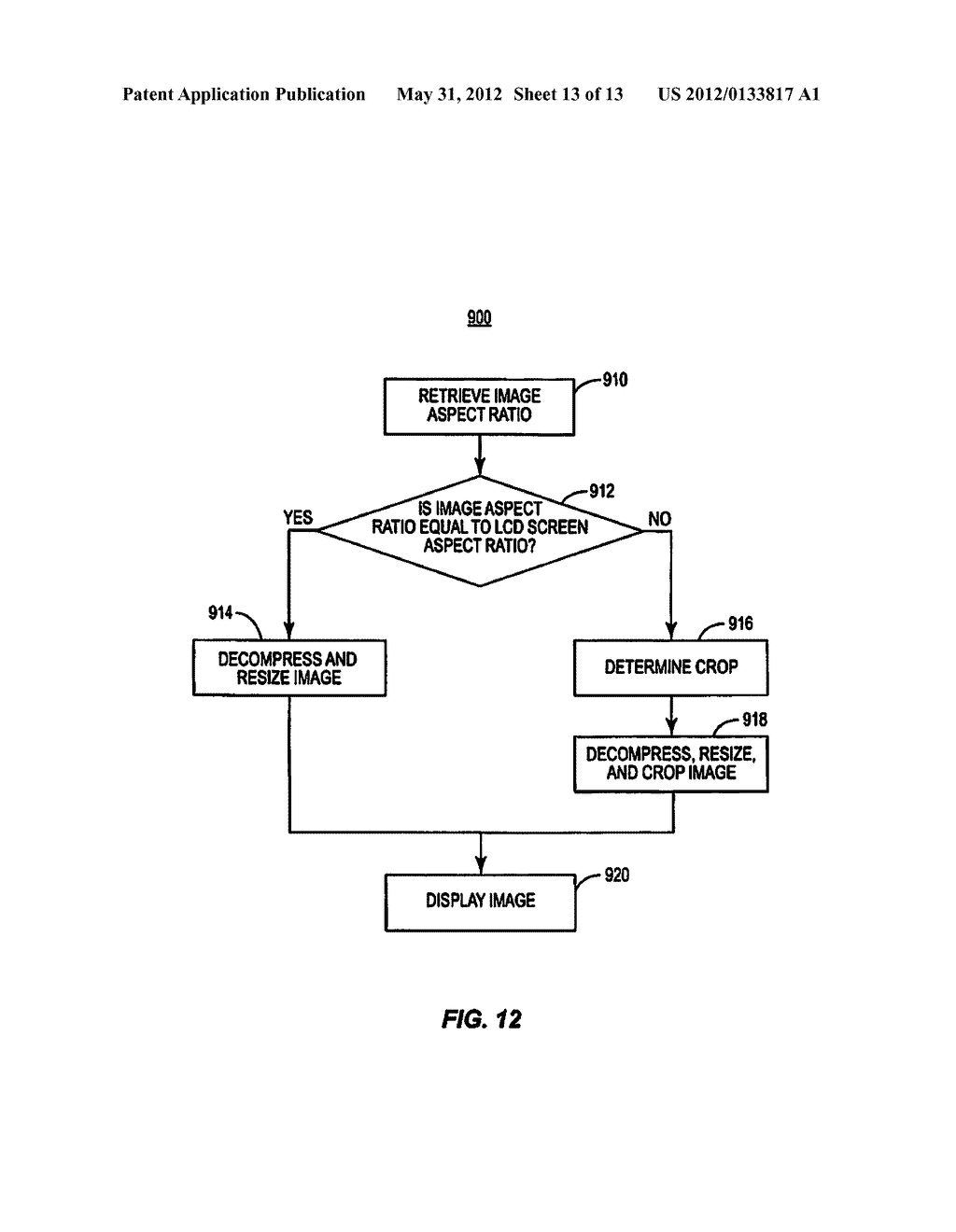 METHOD AND APPARATUS FOR CORRECTING ASPECT RATIO IN A CAMERA GRAPHICAL     USER INTERFACE - diagram, schematic, and image 14