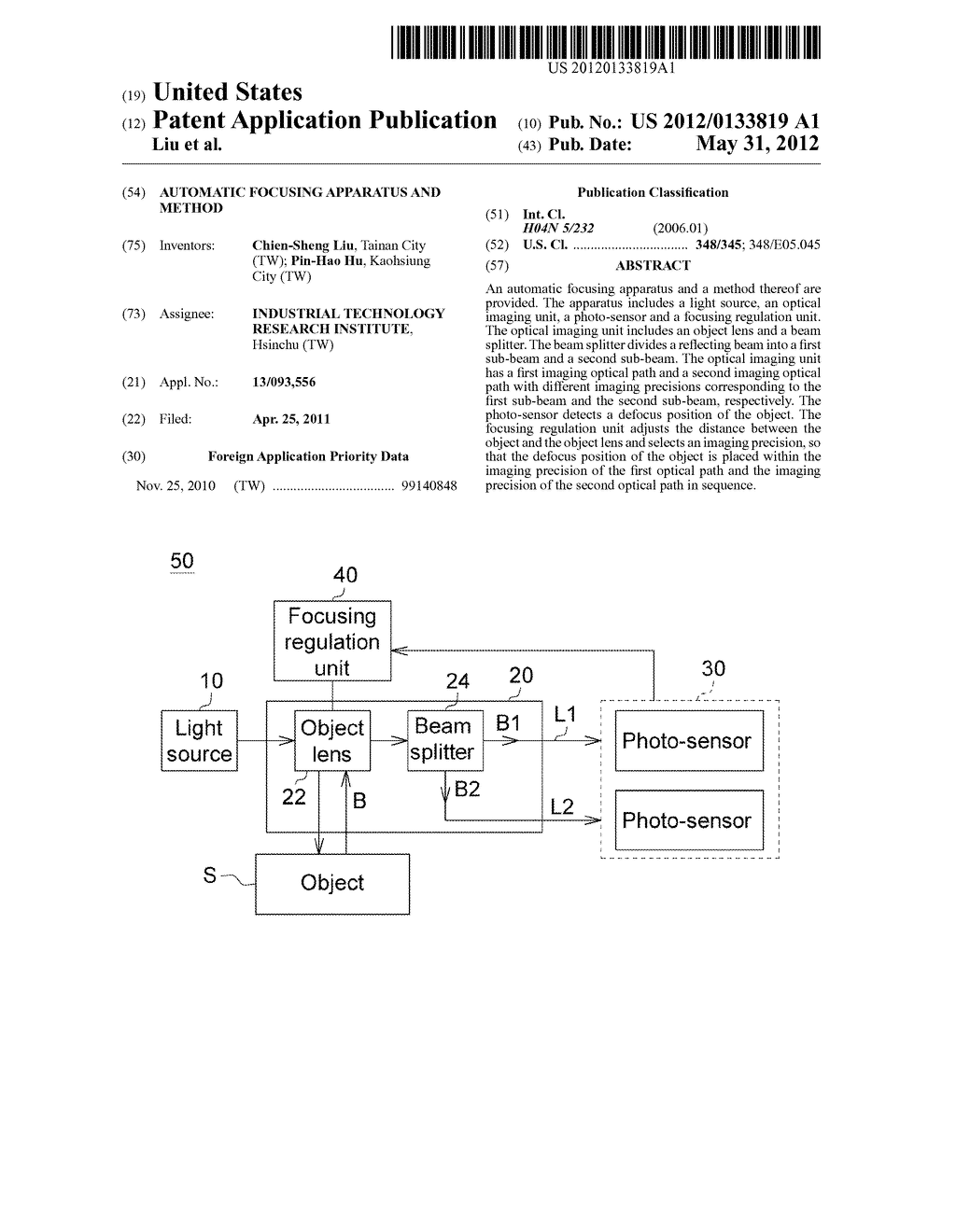 Automatic Focusing Apparatus and Method - diagram, schematic, and image 01