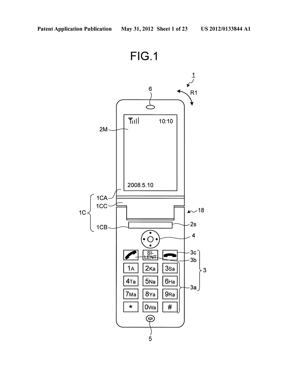 ELECTRONIC DEVICE AND SCREEN DISPLAY METHOD - diagram, schematic, and image 02