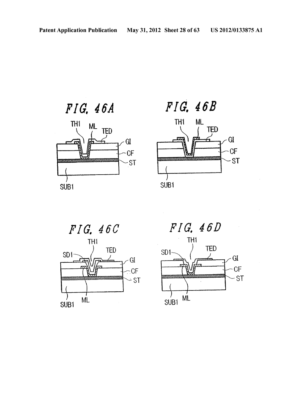 Liquid Crystal Display Device, Display Device and Manufacturing Method     Thereof - diagram, schematic, and image 29