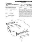 Replaceable decorative panel system for eyeglass frame diagram and image