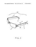 Replaceable decorative panel system for eyeglass frame diagram and image