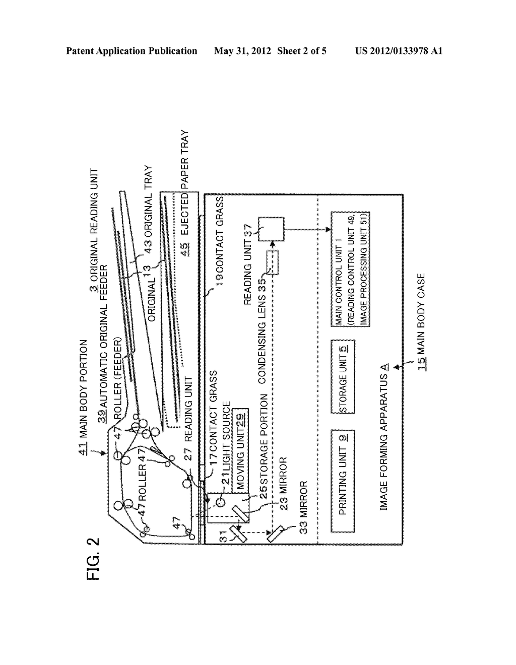 IMAGE READING CONTROL DEVICE, IMAGE FORMING APPARATUS, AND IMAGE DATA     PROCESSING METHOD - diagram, schematic, and image 03