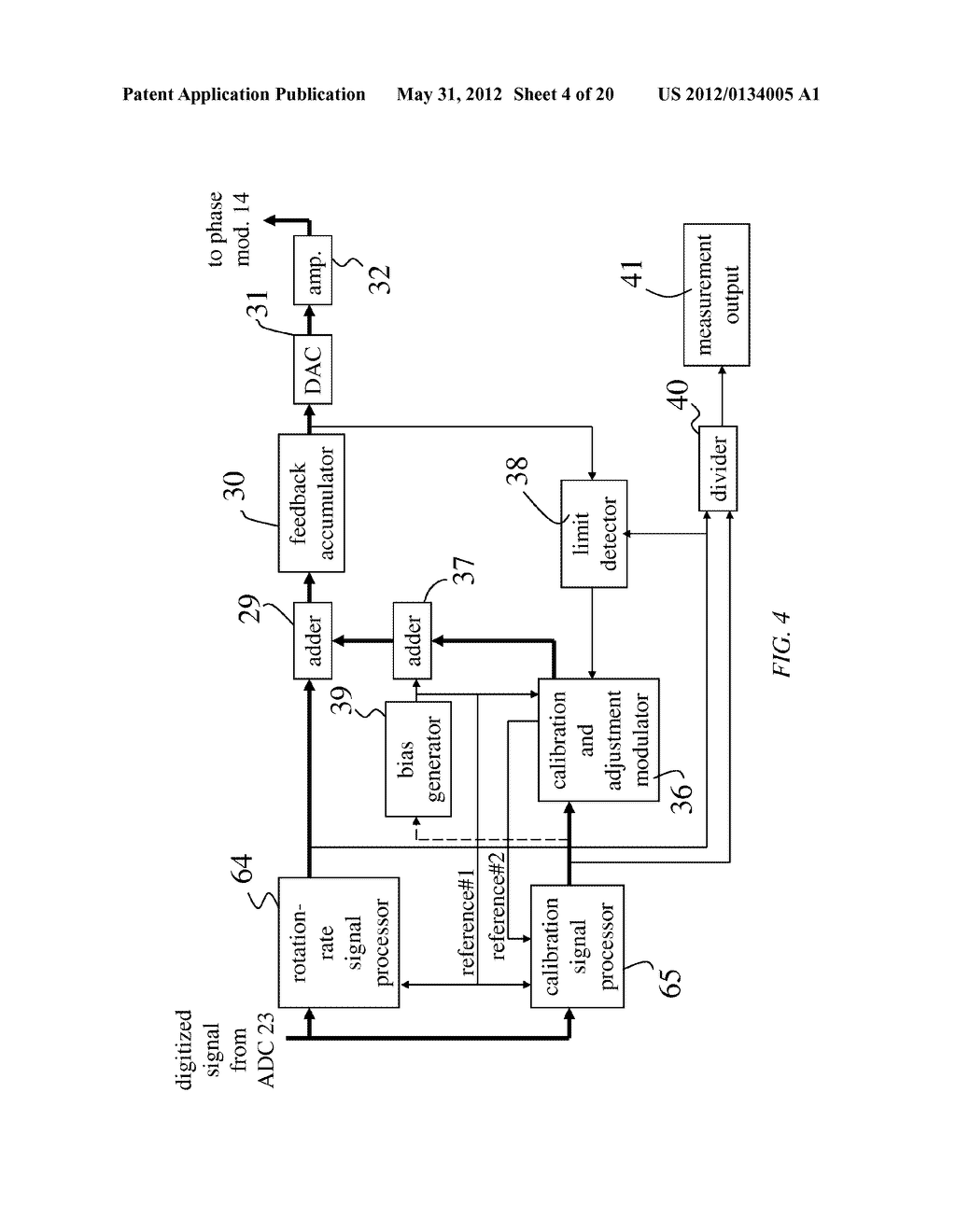 OCCASIONAL CALIBRATION PHASE-DIFFERENCE MODULATION FOR SAGNAC     INTERFEROMETER - diagram, schematic, and image 05