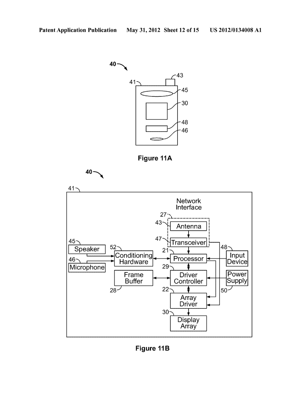 ELECTROMECHANICAL INTERFEROMETRIC MODULATOR DEVICE - diagram, schematic, and image 13