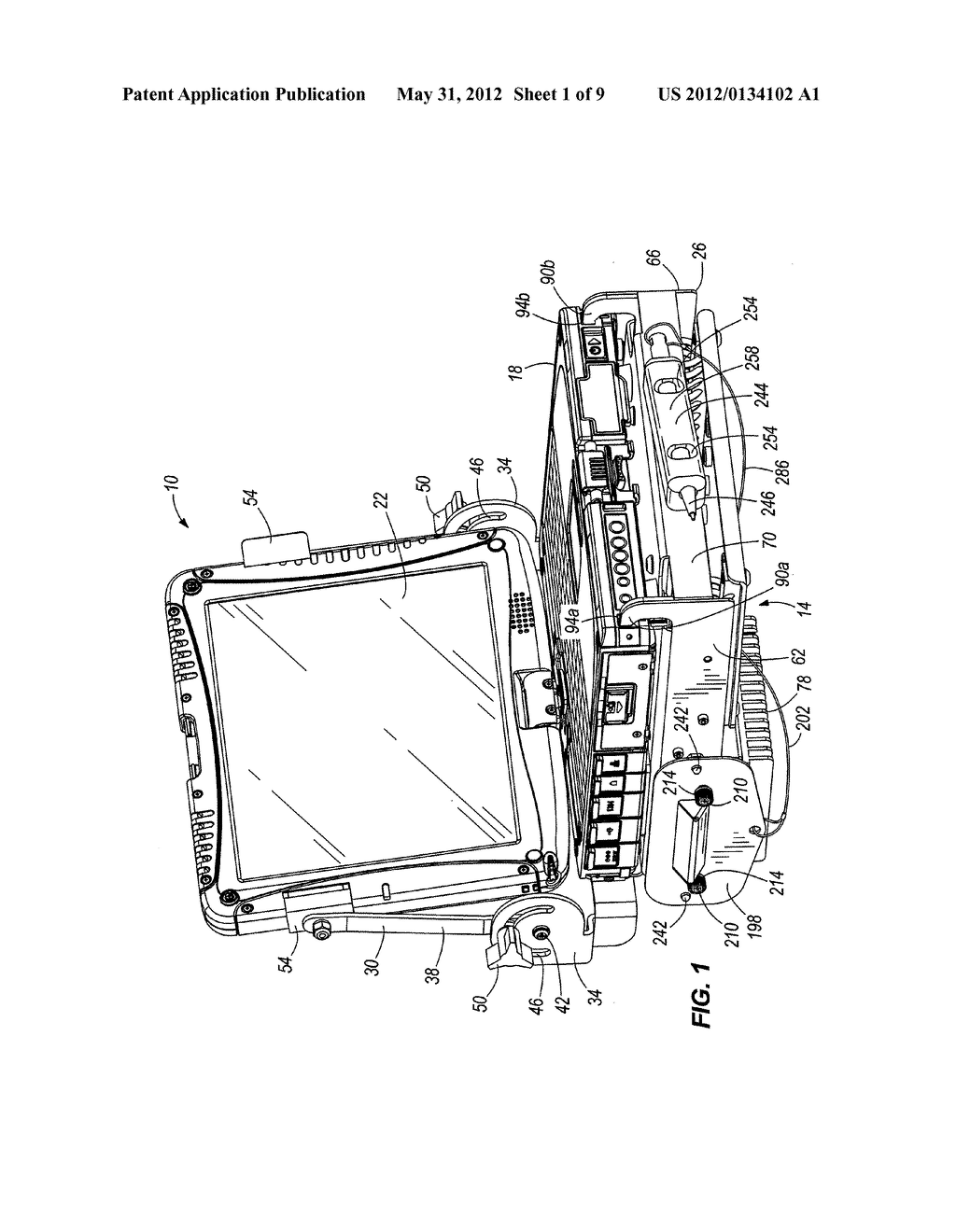 COMPUTER DOCKING STATION ASSEMBLY - diagram, schematic, and image 02