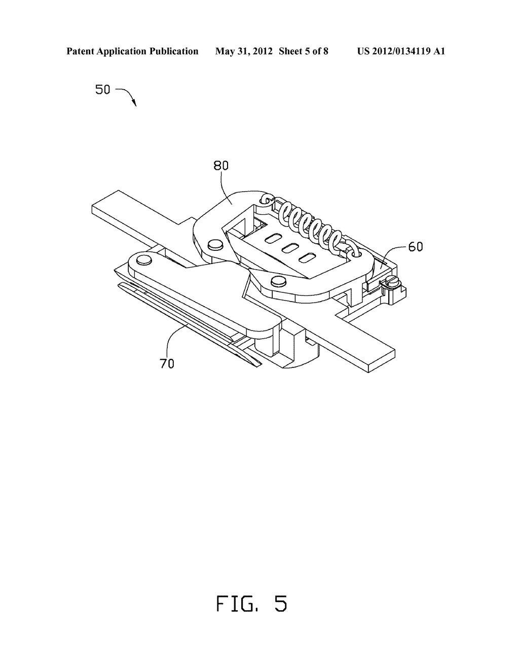 CHIP CARD HOLDING MECHANISM AND ELECTRONIC DEVICE USING THE SAME - diagram, schematic, and image 06