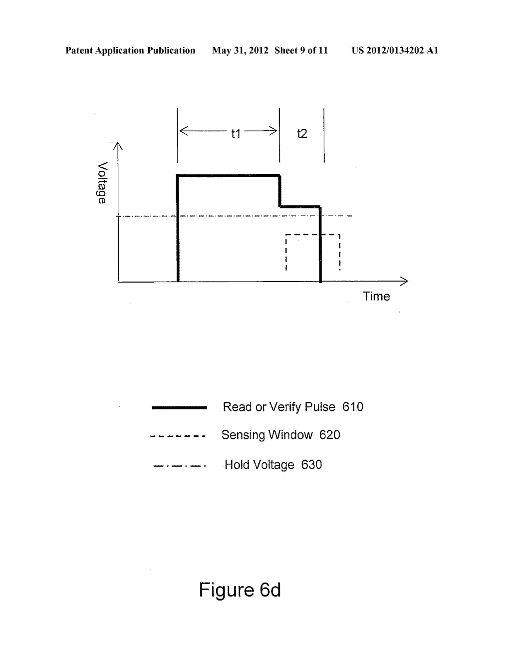 VERIFY OR READ PULSE FOR PHASE CHANGE MEMORY AND SWITCH - diagram, schematic, and image 10