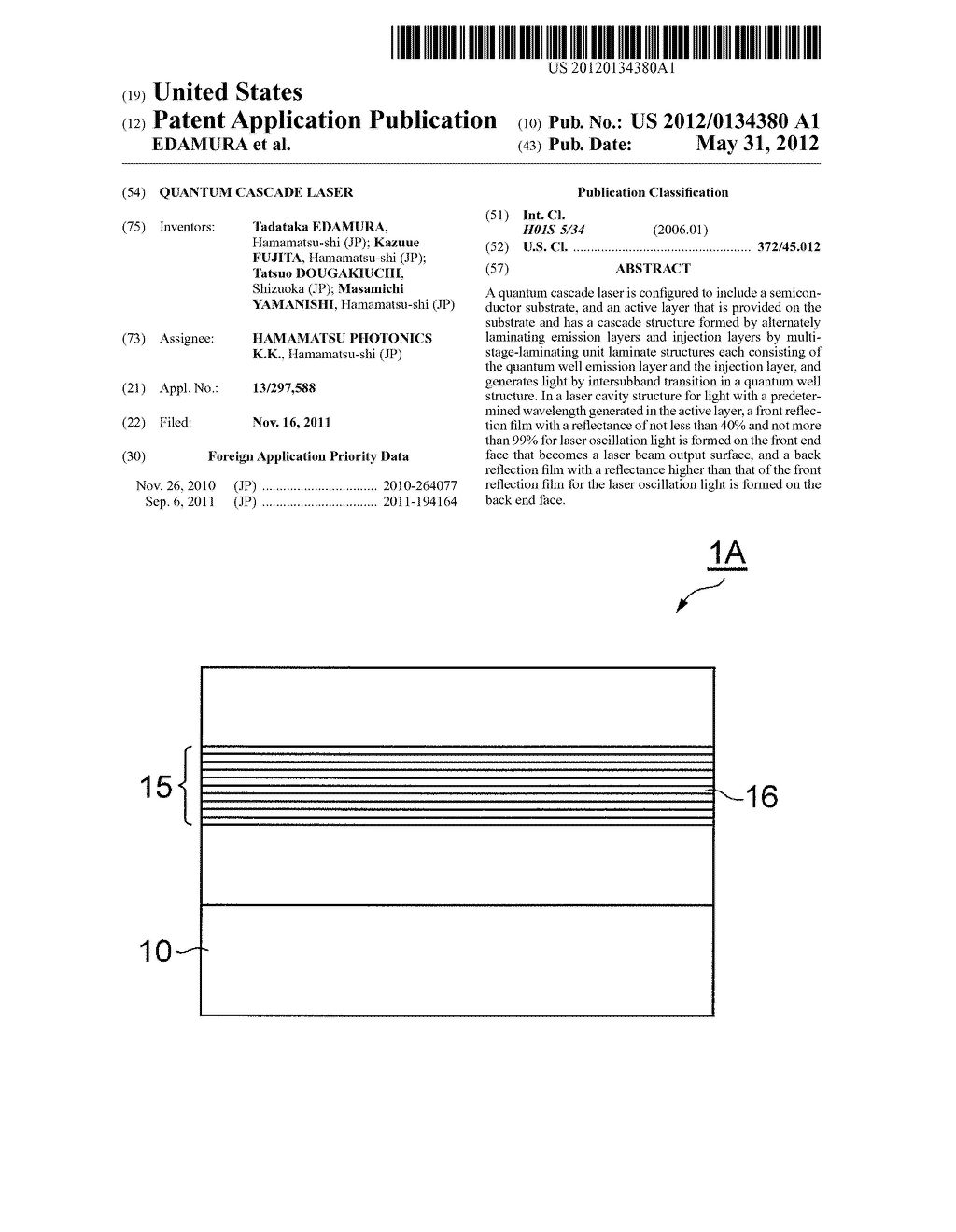 QUANTUM CASCADE LASER - diagram, schematic, and image 01