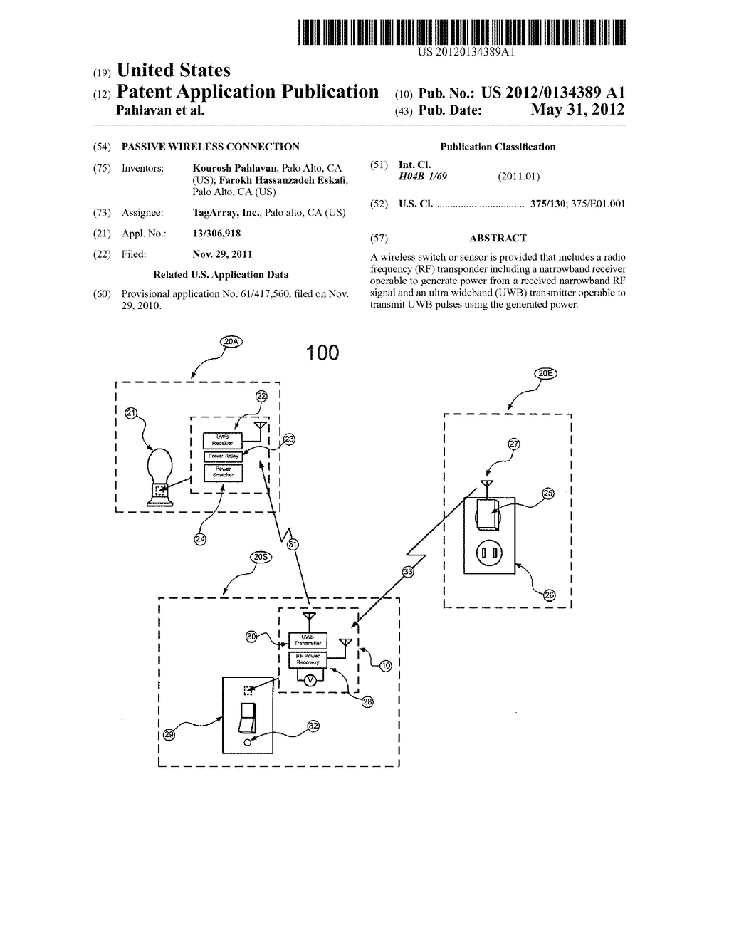 PASSIVE WIRELESS CONNECTION - diagram, schematic, and image 01