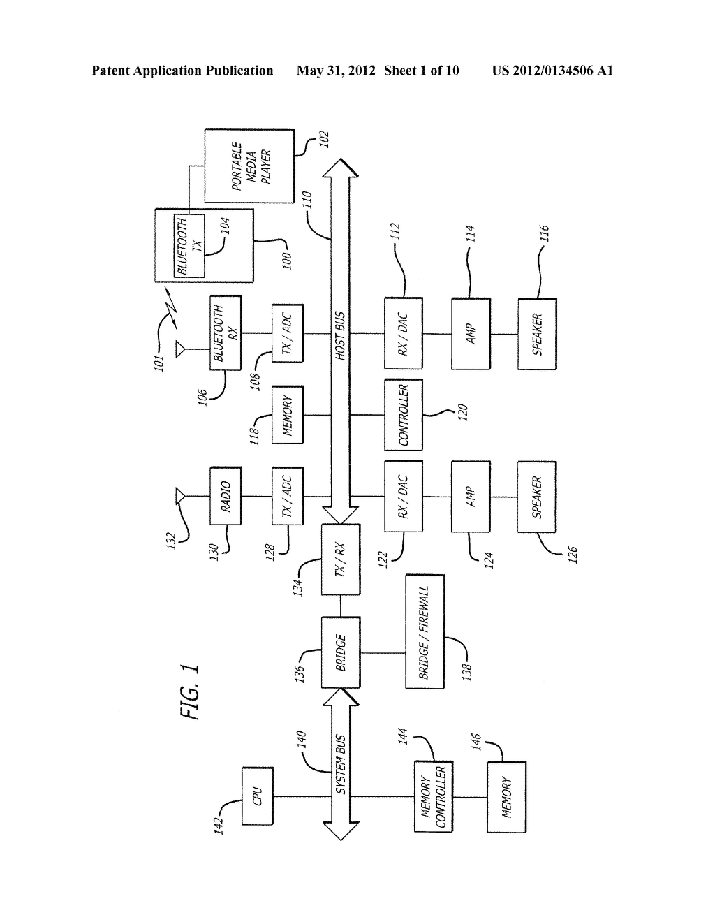 WIRELESS MEDIA SOURCE FOR COMMUNICATION WITH DEVICES ON DATA BUS OF     VEHICLE - diagram, schematic, and image 02