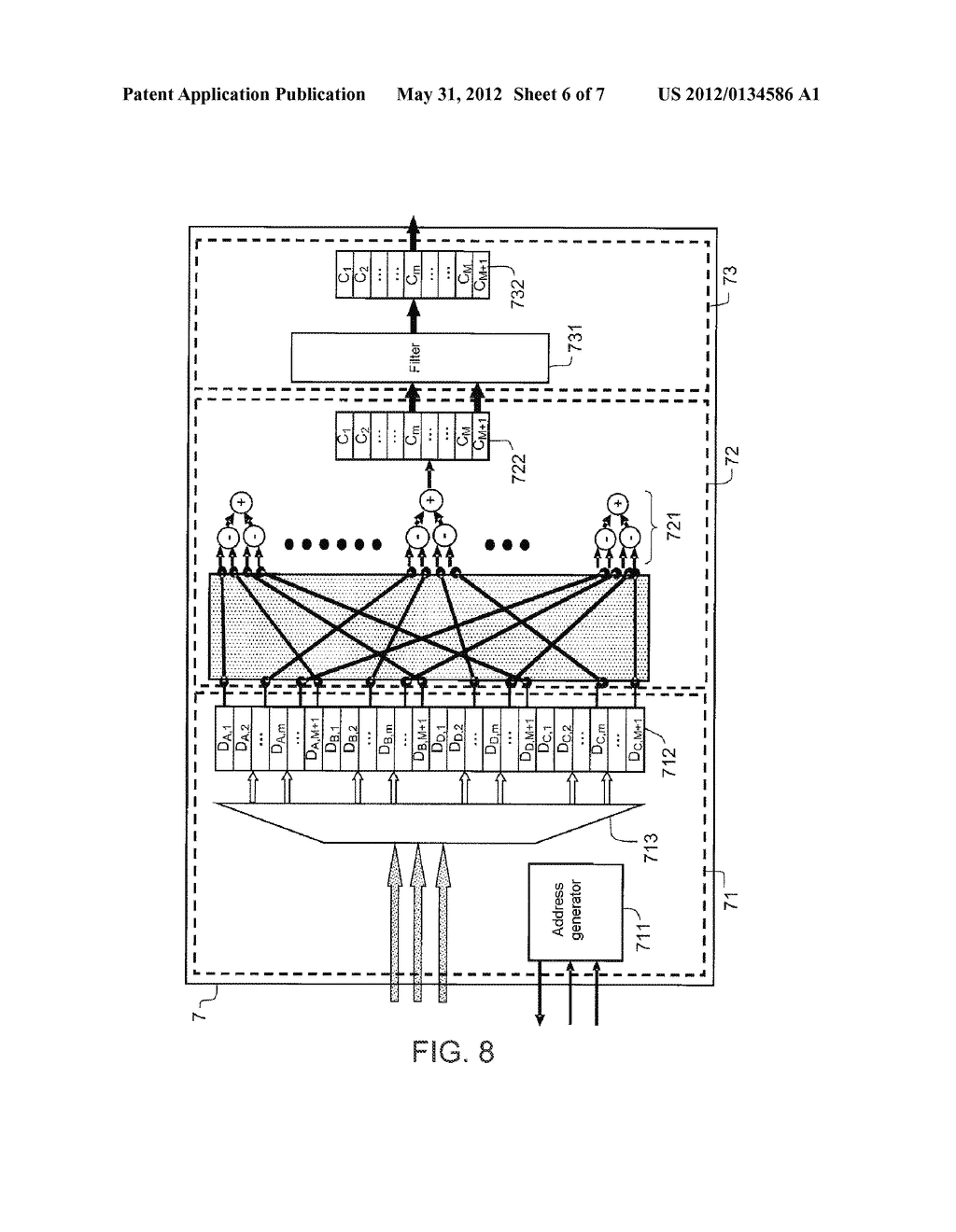 DEVICE WITH DATASTREAM PIPELINE ARCHITECTURE FOR RECOGNIZING AND LOCATING     OBJECTS IN AN IMAGE BY DETECTION WINDOW SCANNING - diagram, schematic, and image 07